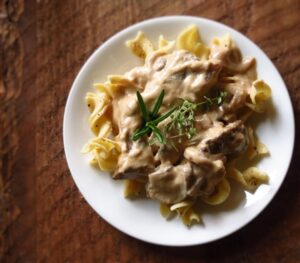 Strogonoff de Frango Cremoso